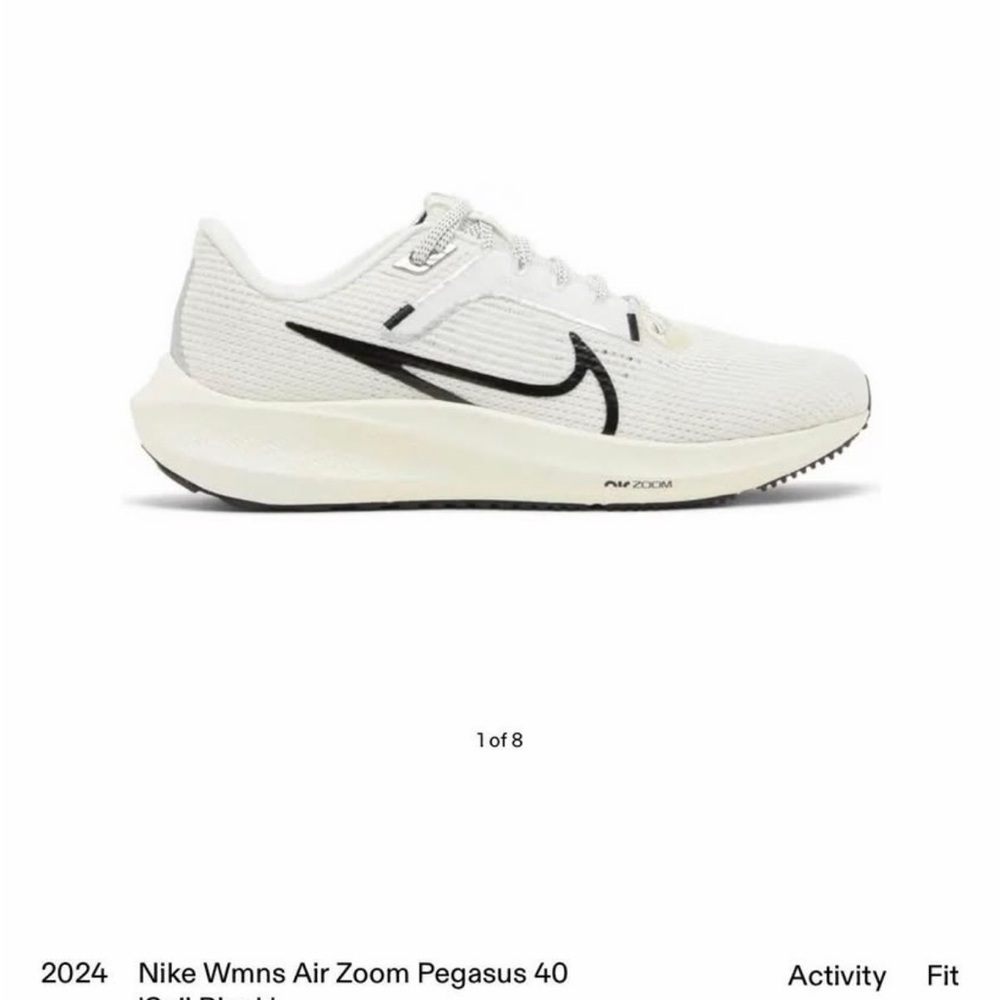 Nike Women's Air Zoom Pegasus 40 - White/Black